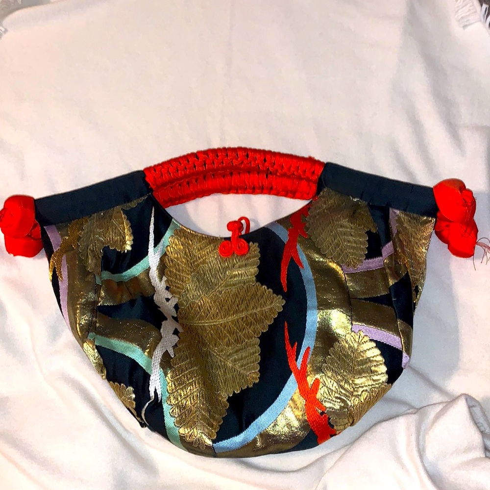 Tokyo Bag. Gorgeous. Oversized. Silk. 18”w x 13”ht